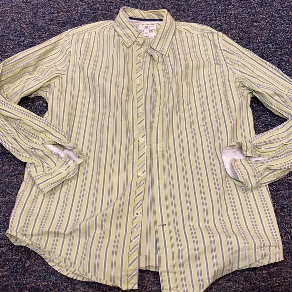Club Room Slim Fit Button Down Shirt sz. L